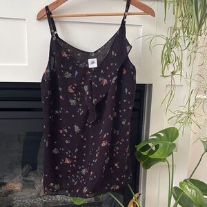 CAbi Black Floral Camisole Top
excellent condition